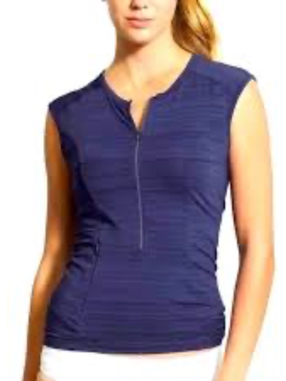 Athleta Navy Blue Sleeveless Tank Size Small